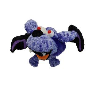 Vampire Bat Stuffed Animal 9 Inches Commonwealth Toy Plush Purple Black